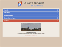 Tablet Screenshot of labarreenouche.fr